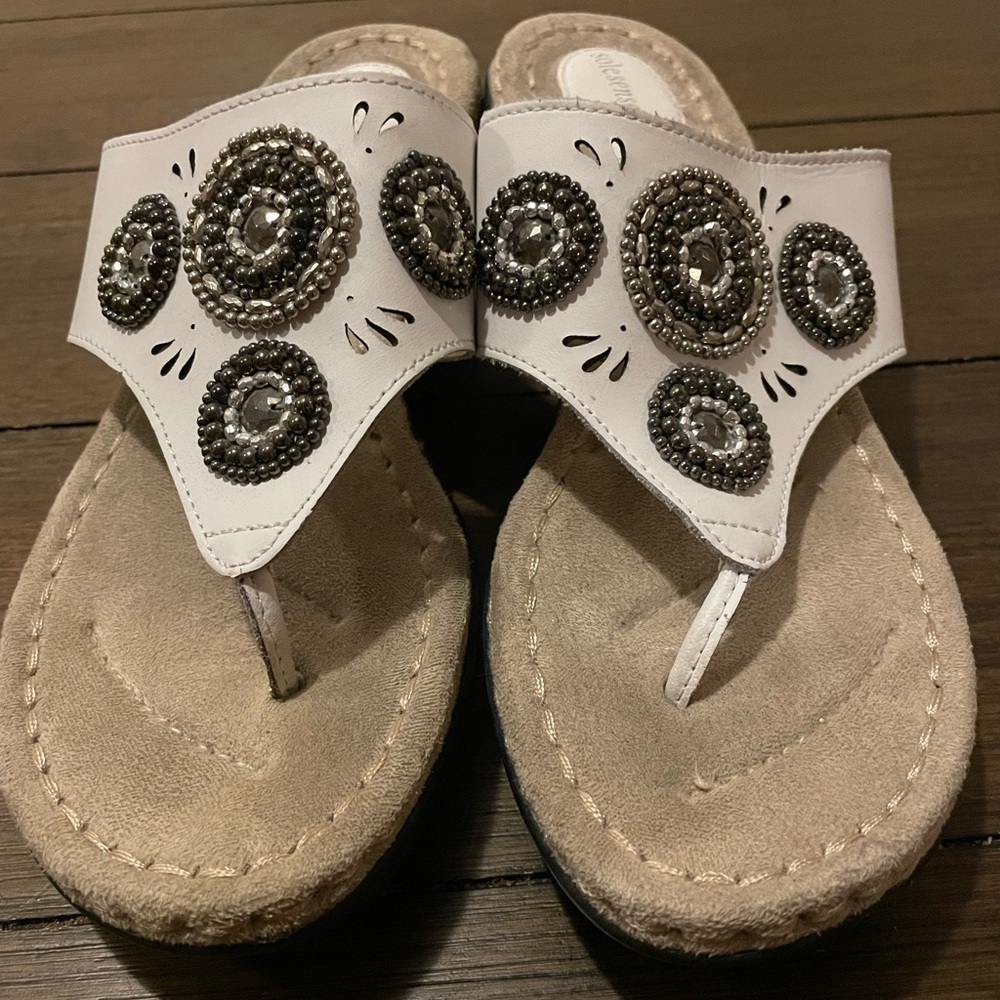 Sole Sensibility Beaded Sandals